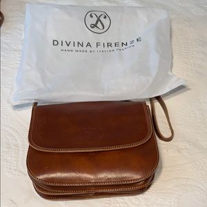 Leather Crossbody Bag from Italy